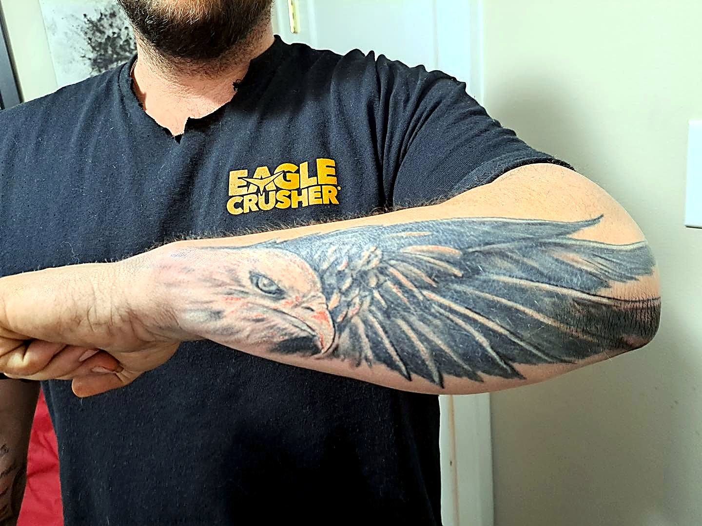 Eagle tattoo — House of Jackalope, Mansfield OH