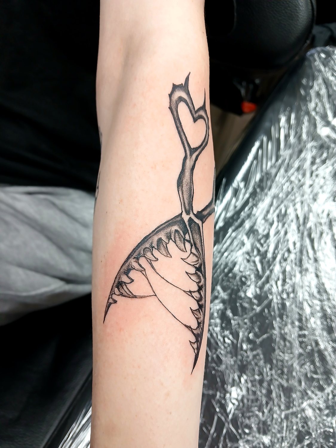 Snips — Fine Line tattoo — House of Jackalope, Mansfield OH