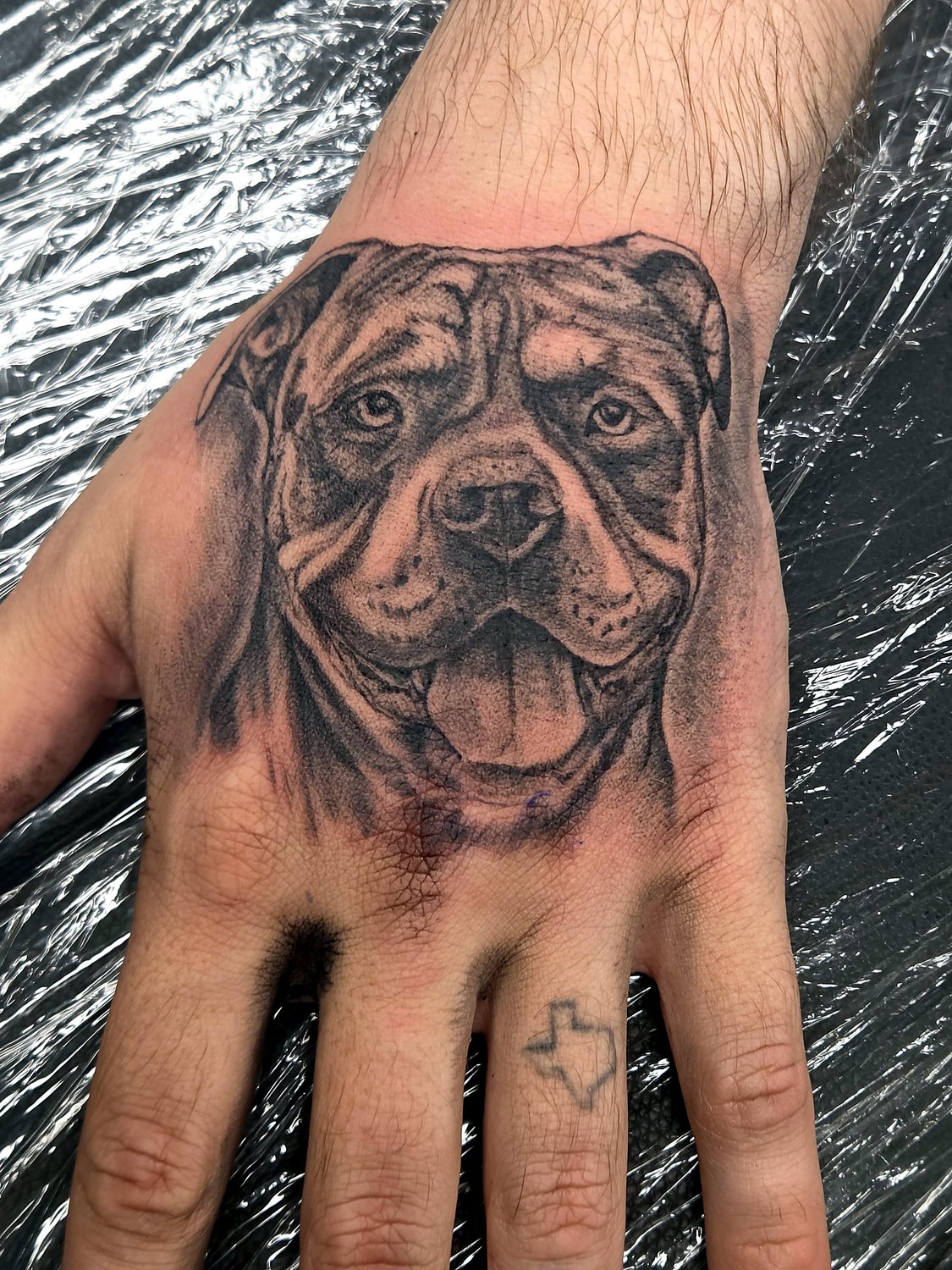 Dog Portrait tattoo — House of Jackalope, Mansfield OH