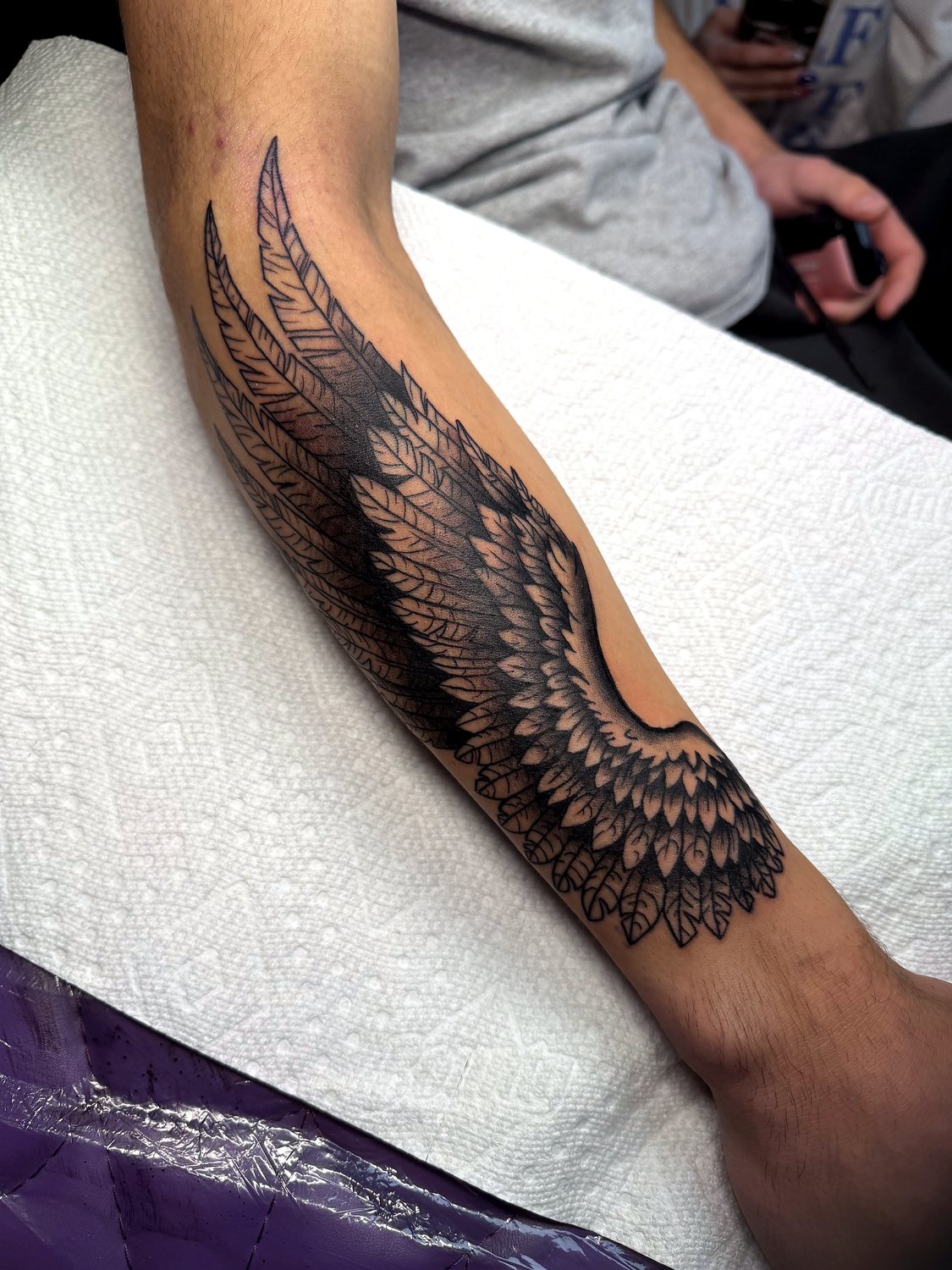 Winged Mandala tattoo — House of Jackalope, Mansfield OH