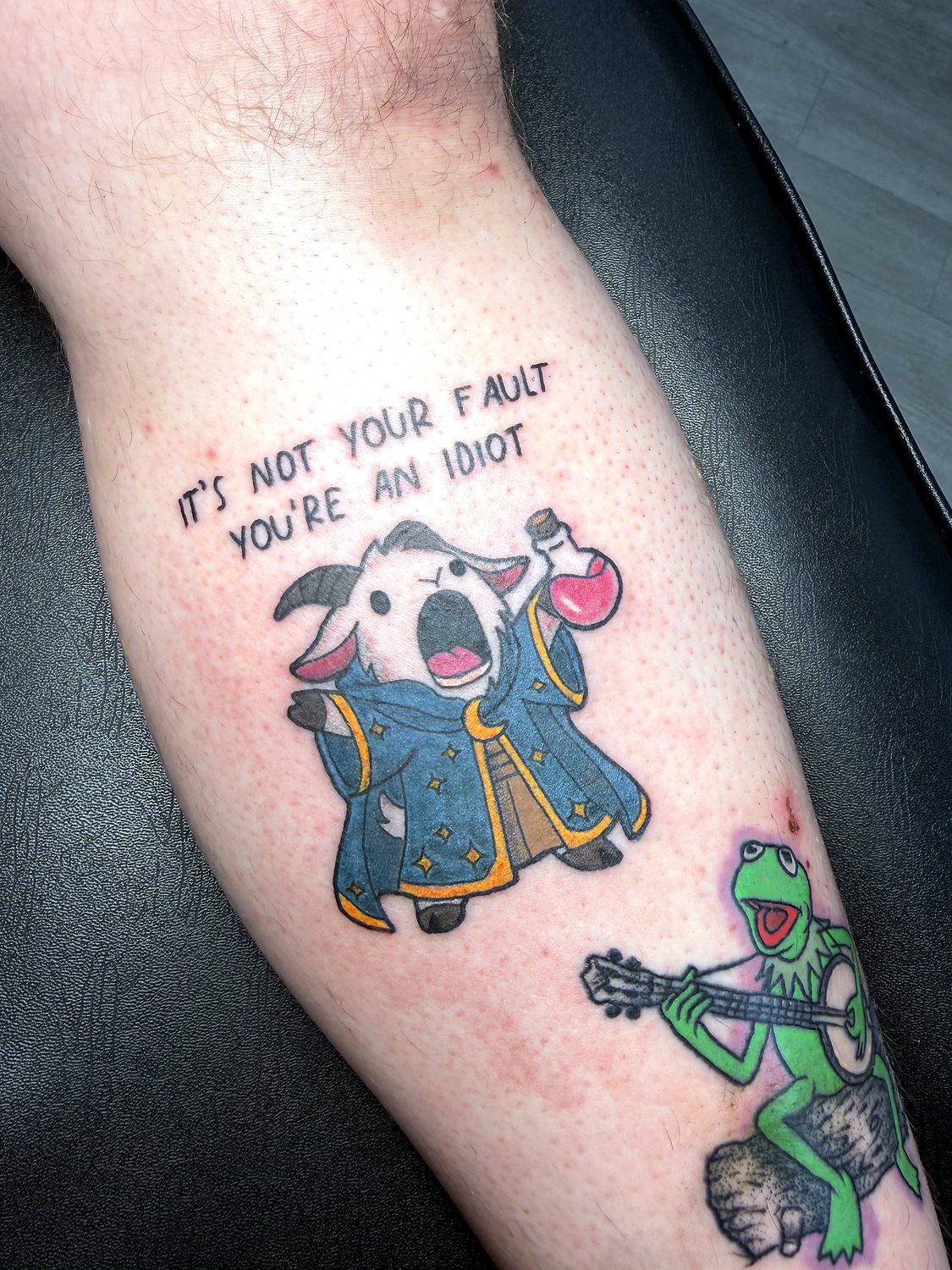 Clown & Frog tattoo — House of Jackalope, Mansfield OH