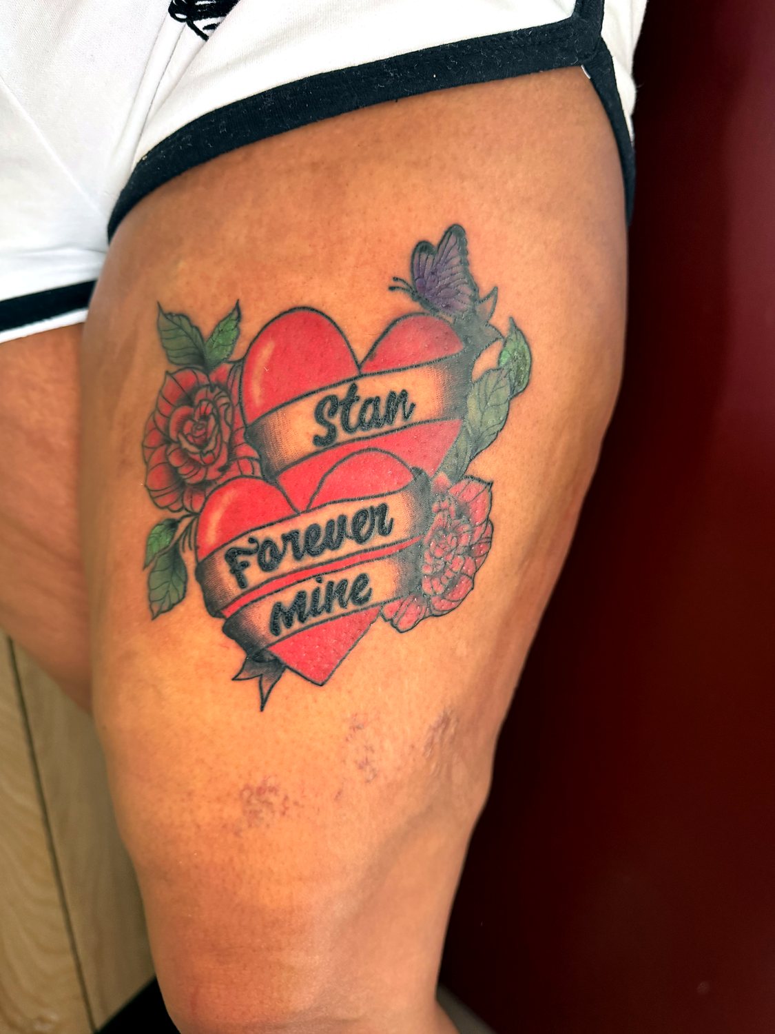 Heart & Roses tattoo — House of Jackalope, Mansfield OH